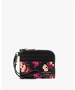 kate spade new york デヴィン フォール ポピーズ コイン カード ケース リスレット ケイトスペードニューヨーク 財布・ポーチ・ケース 名刺入れ・カードケース ブラック【送料無料】