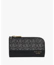 kate spade new york スペード フラワー スモール スリム バイフォールド ウォレット ケイトスペードニューヨーク 財布・ポーチ・ケース 財布 ブラック【送料無料】