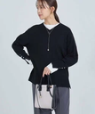 【SALE／30%OFF】組曲 【WEB限定】セミウーステッド Vネックニットプルオーバー クミキョク トップス ニット ブラック グレー ピンク ブルー【送料無料】