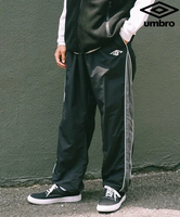 【SALE／40%OFF】BAYFLOW 【UMBRO×BAYFLOW】オリジナルロゴナイロンパンツ ベイフロー パンツ その他のパンツ ブラック グレー【送料無料】