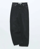 【SALE／40%OFF】SHIPS MEN Sefr: WIDE CUT JEANS シップス パンツ ジーンズ・デニムパンツ ブラック【送料無料】