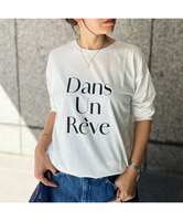 【SALE／10%OFF】Rouge vif la cle 【一部店舗限定】フロントロゴロンT Dans Un Reve ルージュ・ヴィフ ラクレ トップス カットソー・Tシャツ ブラック ピンク【送料無料】