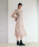 【SALE／40%OFF】LOULOU WILLOUGHBY 【LOULOU WILLOUGHBY】小花プリント ワンピース アルアバイル ワンピース・ドレス ワンピース ピンク グリーン【送料無料】