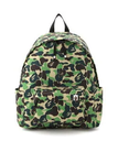 A BATHING APE (M)ABC CAMO DAYPACK M ア ベイシング エイプ バッグ リュック・バックパック グリーン【送料無料】