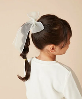 【SALE／19%OFF】a.v.v [KIDS]シフォンリボンポニー アー・ヴェ・ヴェ ヘアアクセサリー その他のヘアアクセサリー ホワイト ブラック