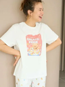 gelato pique シリアルベアワンポイントTシャツ ジェラートピケ インナー・ルームウェア その他のインナー・ルームウェア ホワイト ピンク【送料無料】