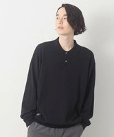 【SALE／50%OFF】Dessin ポロニットプルオーバー デッサン トップス ニット ブラック カーキ【送料無料】