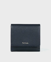 【SALE／30%OFF】Paul Smith 【公式】カラーフラッシュ 2つ折り財布 ポール・スミス　アウトレット 財布・ポーチ・ケース 財布 ネイビー ブラック【送料無料】