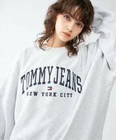 【SALE／30%OFF】TOMMY JEANS リラックスバーシティクルーネックトレーナー トミーヒルフィガー トップス スウェット・トレーナー【送料無料】