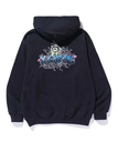 XLARGE AEROSOL GAFFITI HOODED SWEATSHIRT エクストララージ トップス スウェット・トレーナー ブラック ブラウン グレー【送料無料】