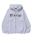 XLARGE PATCHED LOGO ZIP UP HOODIE SWEATSHIRT エクストララージ トップス スウェット・トレーナー グレー ブラック オレンジ【送料無料】