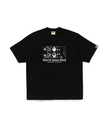 A BATHING APE BABY MILO FIGURE RELAXED FIT TEE ア ベイシング エイプ トップス カットソー・Tシャツ ブラック ホワイト【送料無料】