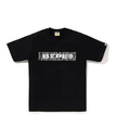 A BATHING APE LUX SPORT PATTERN BOX LOGO TEE ア ベイシング エイプ トップス カットソー・Tシャツ ブラック ホワイト【送料無料】