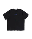 A BATHING APE GARMENT DYE LOGO RELAXED FIT TEE ア ベイシング エイプ トップス カットソー・Tシャツ グレー オレンジ【送料無料】