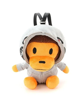 A BATHING APE BABY MILO PLUSH DOLL BACKPACK ア ベイシング エイプ バッグ リュック・バックパック ブラウン【送料無料】