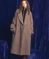 MAISON SPECIAL 【Italian Dead Stock Fabric】Prime-Over Ulster Coat メゾンスペシャル ジャケット・アウター トレンチコート グレー ブラック レッド ブラウン【送料無料】