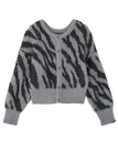 X-girl ZEBRA 2WAY KNIT CARDIGAN エックスガール トップス カーディガン グレー ブルー ピンク【送料無料】