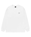 HUF OG LOGO LS TEE / HUF ハフ Tシャツ ロンT ハフ トップス カットソー・Tシャツ ホワイト カーキ パープル ブラック【送料無料】