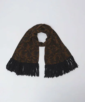 【SALE／40%OFF】SHIPS MEN 【SHIPS別注】Stefano Cau: シルク フリンジ ストール フィオラーレ シップス ファッション雑貨 マフラー・ストール・ネックウォーマー ブラウン【送料無料】
