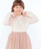 SHIPS KIDS SHIPS KIDS:100~130cm / バレエ 長袖 TEE シップス トップス カットソー・Tシャツ ピンク ホワイト【送料無料】