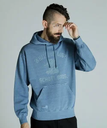 Schott HOODED SWEAT FLOCKY CHILL ROTTWEILER ショット トップス パーカー・フーディー ブルー ブラック【送料無料】