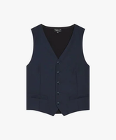 agnes b. HOMME US55 GILET ジレ アニエスベー トップス ベスト・ジレ ネイビー【送料無料】