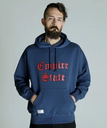 Schott HOODED SWEAT EMPIRE STATE/パーカー エンパイア ステート ショット トップス パーカー・フーディー ネイビー ブラック【送料無料】