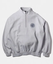 HUF REGIONAL HALF ZIP FLEECE / ハフ ハーフジップ ハフ トップス スウェット・トレーナー グレー ブラック パープル【送料無料】