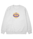 HUF ESPECIAL INSIDE OUT CREW / リバーシブルスウェット ハフ トップス スウェット・トレーナー グレー ブラック レッド【送料無料】