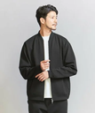 BEAUTY&YOUTH UNITED ARROWS 【WEB限定 WARDROBE SMART】ダブルニット ジップブルゾン/セットアップ対応 ビューティー＆ユース　ユナイテッドアローズ ジャケット・アウター ブルゾン・ジャンパー ブラック グレー カーキ【送料無料】