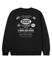 HUF AS SEEN ON TV CREWNECK / HUF ハフ スウェット ハフ トップス スウェット・トレーナー ブラック【送料無料】