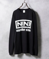 NUMBER (N)INE N(N) number nine L/S T-SHIRT ナンバーナイン トップス カットソー・Tシャツ ブラック グレー ホワイト【送料無料】