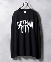 NUMBER (N)INE GOTHAM CITY L/S T-SHIRT ナンバーナイン トップス カットソー・Tシャツ ブラック グレー ホワイト【送料無料】