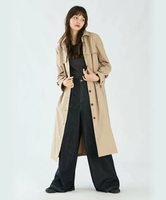 【SALE／30%OFF】To b. by agnes b. WW66 MANTEAU ロングトレンチコート アニエスベー ジャケット・アウター トレンチコート ベージュ【送料無料】