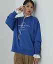 【SALE／30%OFF】N. Natural Beauty Basic プリントスウェット エヌ ナチュラルビューティーベーシック* トップス カットソー・Tシャツ ブルー グレー【送料無料】