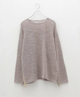 JOINT WORKS Name./ネーム WOOL MESH LOOSE SLEEVE ジョイントワークス トップス ニット ベージュ ブラック【送料無料】