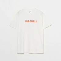 PROGRESS RUNNING CLUB PROGRESS TEE エリオポール トップス カットソー・Tシャツ ホワイト ブラック ベージュ【送料無料】