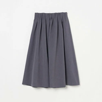 【SALE／20%OFF】HELIOPOLE HIGH WAIST RANDOM TUCK SKIRT エリオポール スカート その他のスカート グレー ブラック【送料無料】