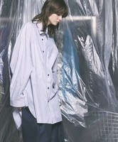 MAISON SPECIAL 【Italian Dead Stock Fabric】Prime-Over Shirt Coat メゾンスペシャル トップス シャツ・ブラウス グレー ブラック ホワイト グリーン ブルー ベージュ【送料無料】