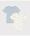 【SALE／20%OFF】PETIT BATEAU 半袖Tシャツ2枚組 プチバトー インナー・ルームウェア その他のインナー・ルームウェア【送料無料】