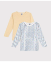 【SALE／20%OFF】PETIT BATEAU 長袖Tシャツ2枚組 プチバトー インナー・ルームウェア その他のインナー・ルームウェア【送料無料】