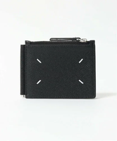 JOURNAL STANDARD 【MAISON MARGIELA / メゾン・マルジェラ 】 LEATHER WALLET WITH CLIP ジャーナル スタンダード 財布・ポーチ・ケース 財布 ブラック【送料無料】