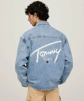 【SALE／30%OFF】TOMMY JEANS デニムシグネチャーシャケット トミーヒルフィガー ジャケット・アウター ブルゾン・ジャンパー【送料無料】