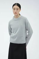 MARGARET HOWELL WOOL CASHMERE マーガレット・ハウエル トップス ニット グレー ブラック レッド【送料無料】