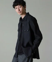 【SALE／50%OFF】NANO universe Wrangler/別注 Western Shirt ナノユニバース トップス シャツ・ブラウス ブラック ホワイト ブラウン【送料無料】