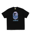 A BATHING APE PAINTING BY BATHING APE RELAXED FIT TEE ア ベイシング エイプ トップス カットソー・Tシャツ ブラック ホワイト【送料無料】