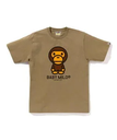 A BATHING APE BABY MILO TEE ア ベイシング エイプ トップス カットソー・Tシャツ ベージュ ブラック ブルー グレー ネイビー カーキ ホワイト イエロー【送料無料】