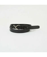 ABAHOUSE LASTWORD Leather Hook Belt /ピックベルト/ユニセックス アバハウス ファッション雑貨 ベルト レッド【送料無料】