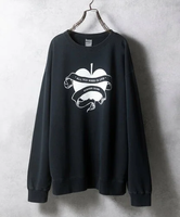 NUMBER (N)INE VINTAGE WASH SWEATSHIRT ナンバーナイン トップス スウェット・トレーナー ブラック グレー ネイビー オレンジ【送料無料】