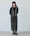 【SALE／30%OFF】yuw 【yuw】ワッシャーレースキャミワンピース ローリーズファーム ワンピース・ドレス ワンピース ブラック ピンク【送料無料】